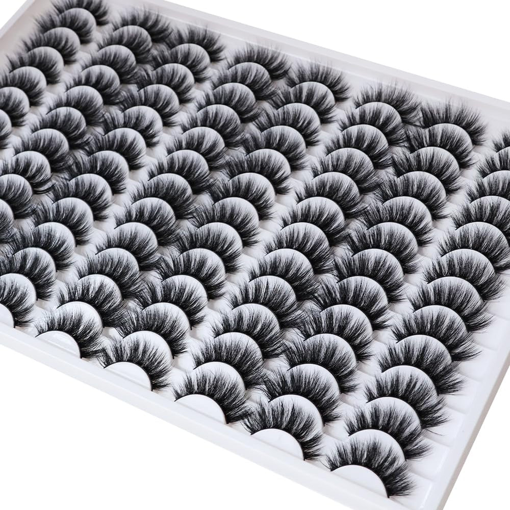 Azenlo easy-apply strip lashes simplify daily makeup application.