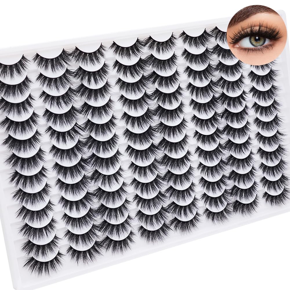 Azenlo false eyelashes 48-pairs pack for versatile, everyday glam.
