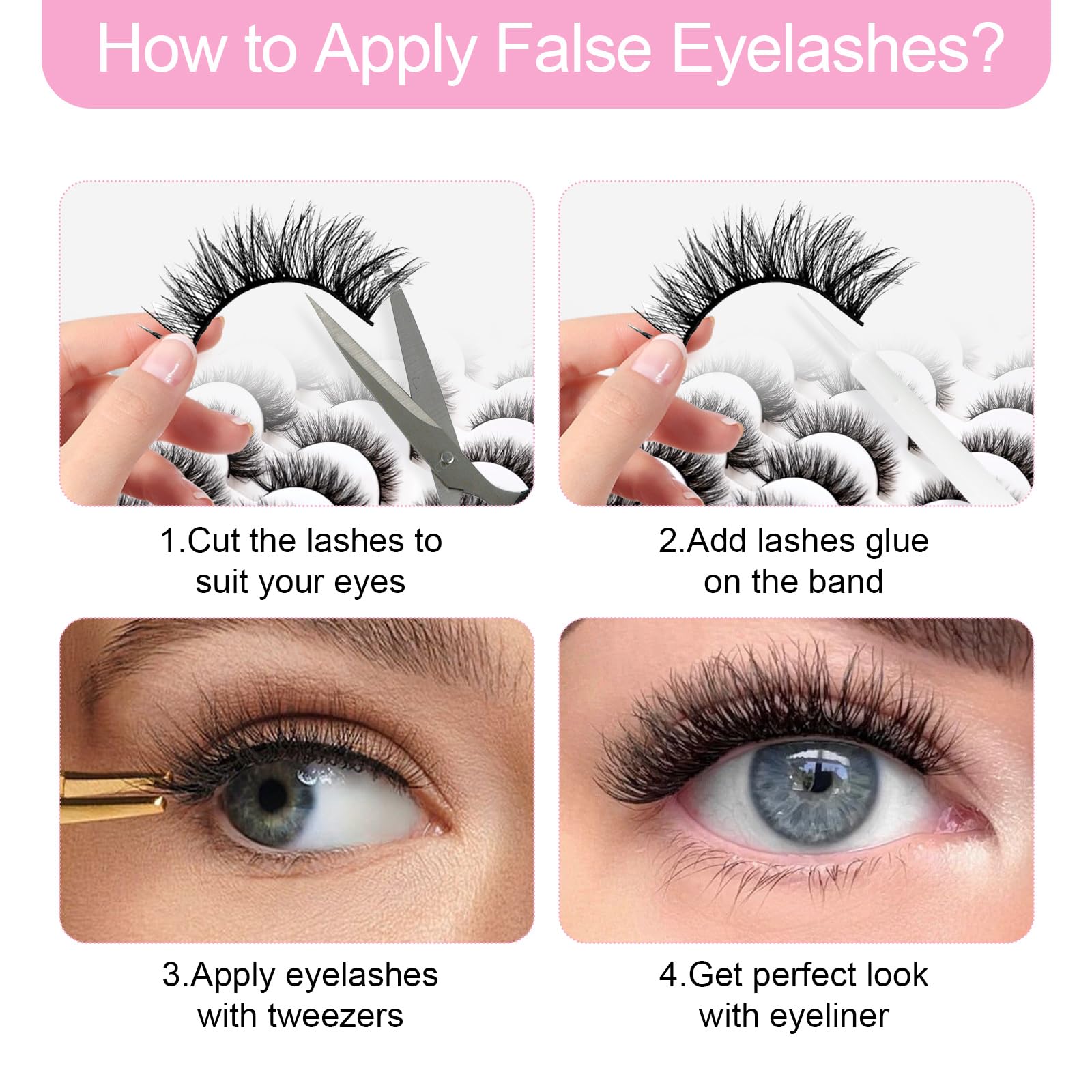 Azenlo luxe faux mink lashes feel premium and elevate your eye line.
