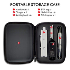AZ GOGO Efile nail drill speed control enables precise adjustments for various tasks