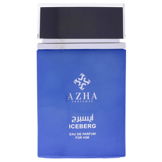 Azha Classiq Iceberg bottle cap closeup shows premium design