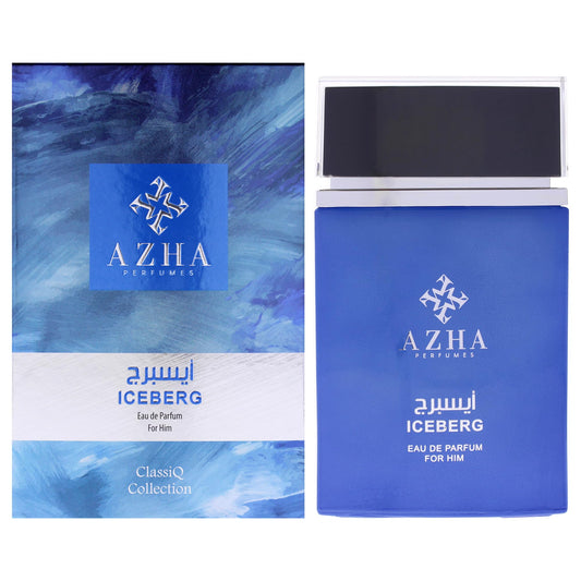 Azha Classiq Iceberg bottle front signaling bold daily wear