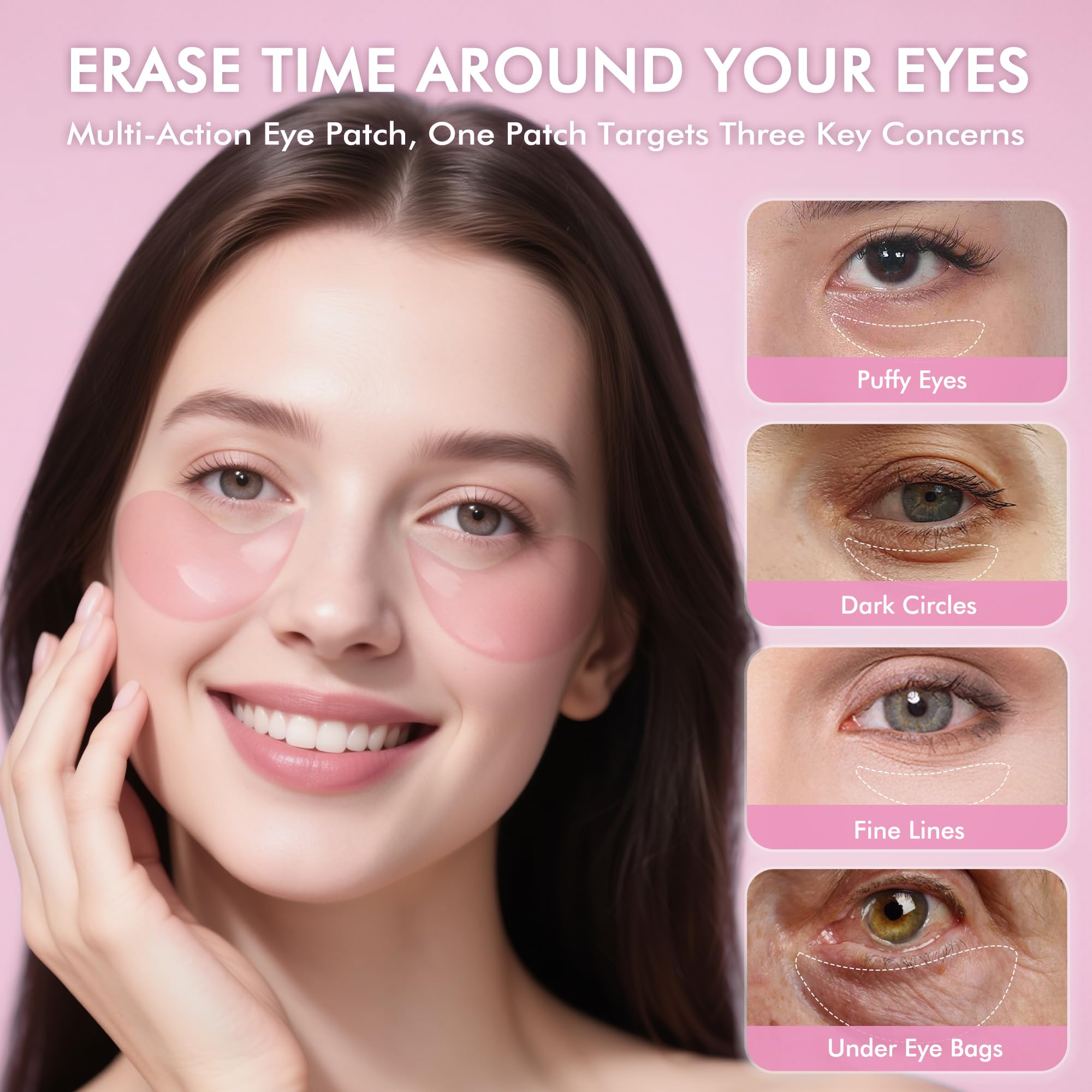 AzLucaky cooling eye masks soothe tired skin with refreshing relief.