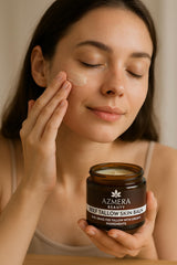 Azmera Beauty Manuka honey MGO 263 bottle signals antibacterial-inspired support.