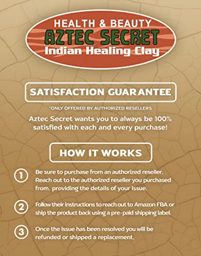 Aztec Secret clay used in body wraps for a thorough cleanse.