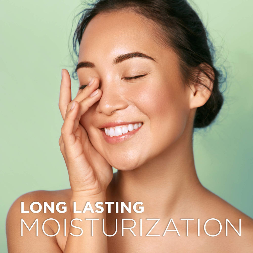 Azure Cosmetics eye-area application close-up of gentle tapping motion