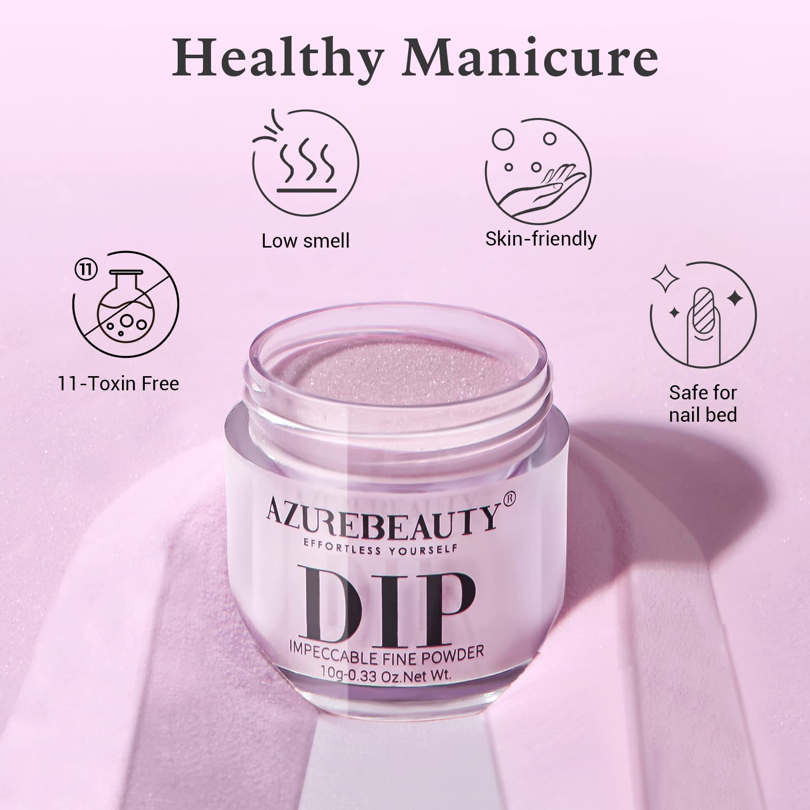 AzureBeauty at-home manicure setup for easy DIY nails