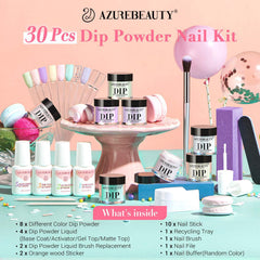 AZUREBEAUTY base and activator liquids for smooth, durable application