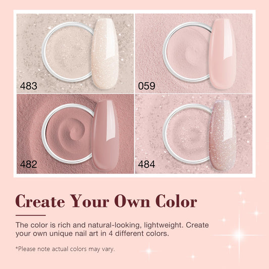 AZUREBEAUTY base/top/activator bottles for efficient layering