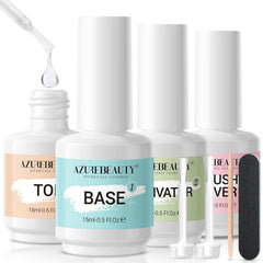 AZUREBEAUTY Dip Base Coat bottle showing protective formula for smooth dip nail application