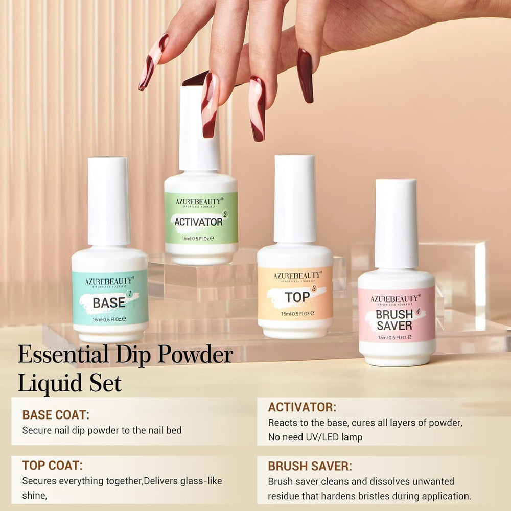 AZUREBEAUTY Brush Saver bottle keeps tools clean for repeated nail art sessions