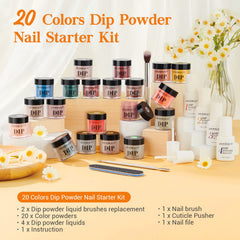 AzureBeauty dip nail brush tool for even powder application