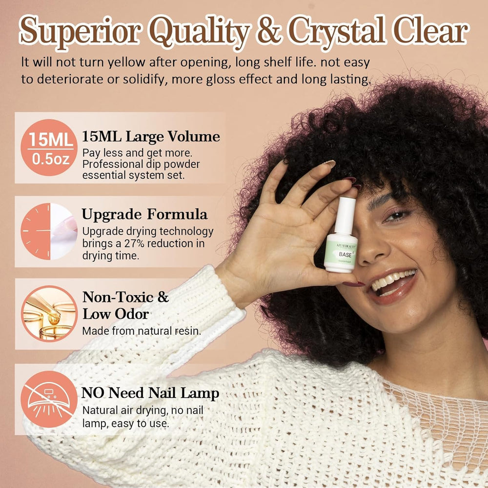AZUREBEAUTY Nail File for shaping and smoothing natural nails before dipping