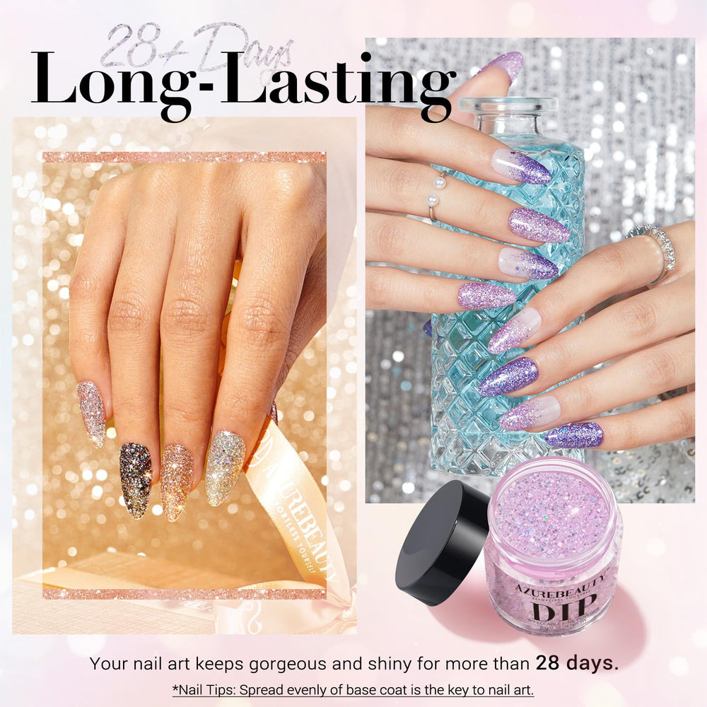 AzureBeauty Activator 10ml promotes fast-drying dip nails.