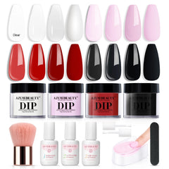 AZUREBEAUTY Dip Nails Starter Kit front view for at-home manicures