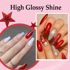 AzureBeauty Berry Red powder close-up highlighting vivid pigment for durable color finish.
