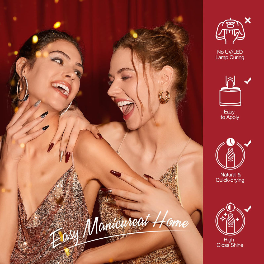 AzureBeauty glitter red powder for vibrant, shimmering nails and accents.