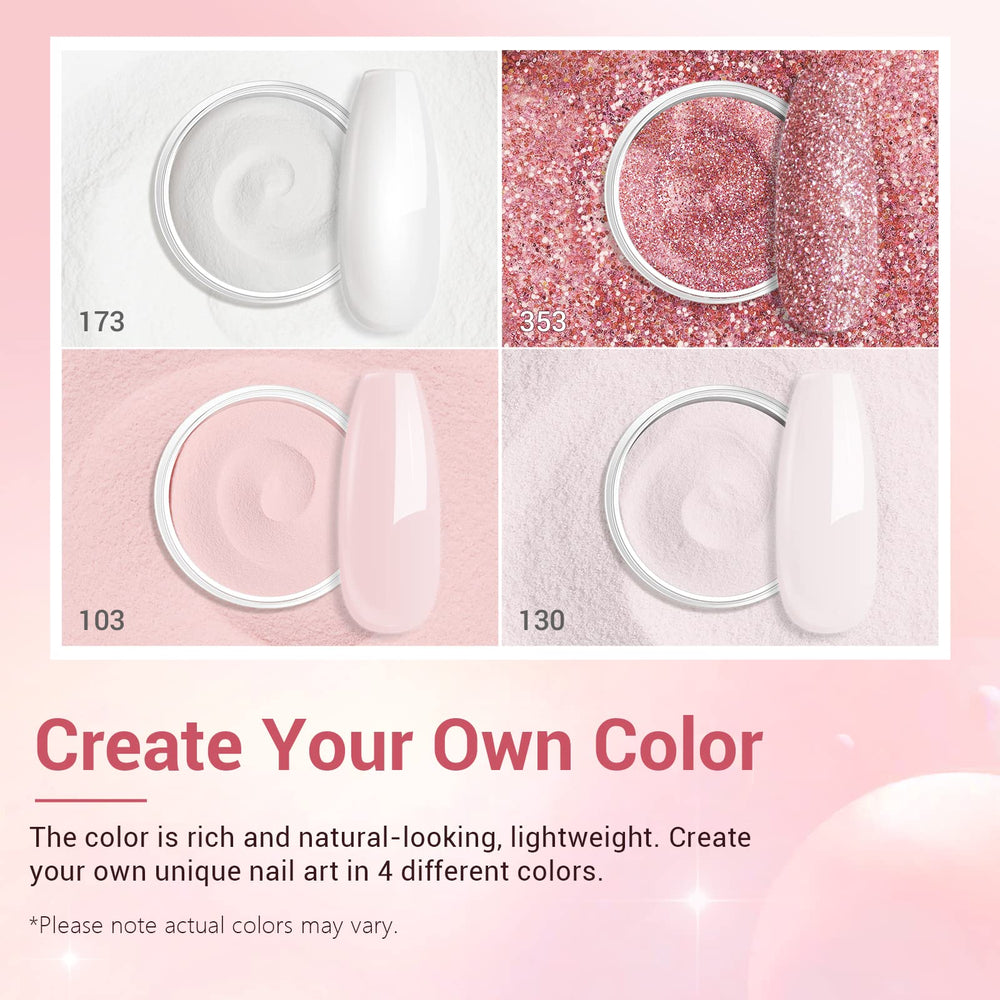 AzureBeauty baby pink powder swatch for soft, chic daily wear.