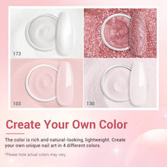 AzureBeauty baby pink powder swatch for soft, chic daily wear.