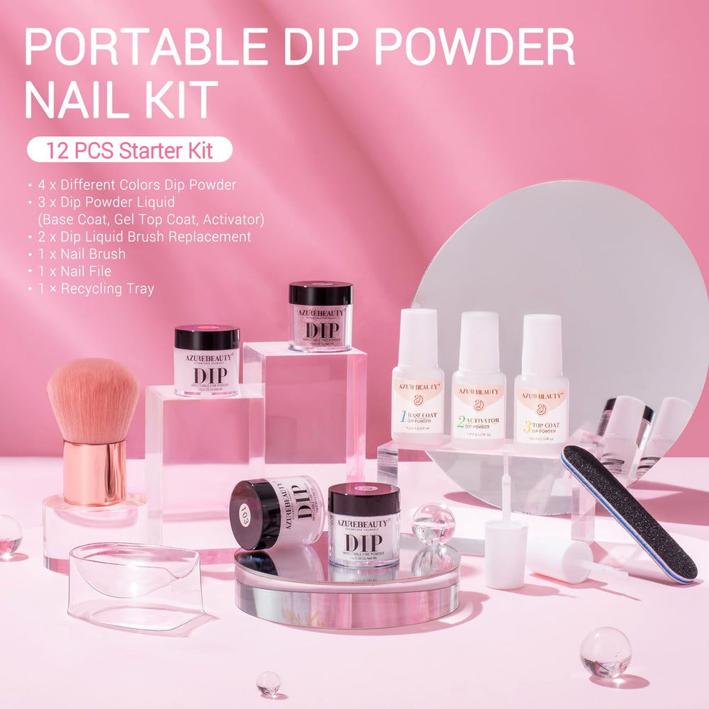 AzureBeauty nail file for shaping and prep before dipping.