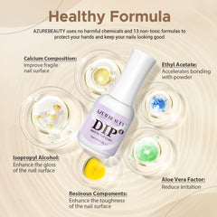 AzureBeauty fast-dry formula dries quickly without a lamp for home use.