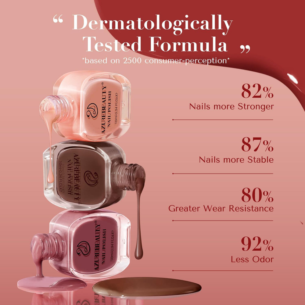 AzureBeauty fast-drying shine set for busy days with 60-second dry time.