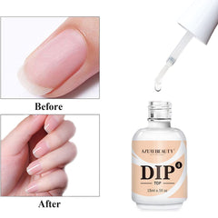 AZUREBEAUTY finished nails with long-lasting gloss and shine.