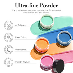 AZUREBEAUTY Full kit display highlights color range and tool set