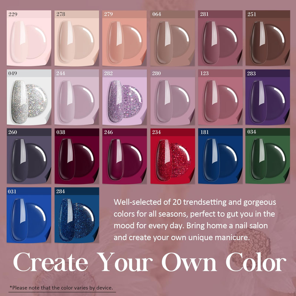 AzureBeauty glossy finish provides durable color with chip-resistant wear.