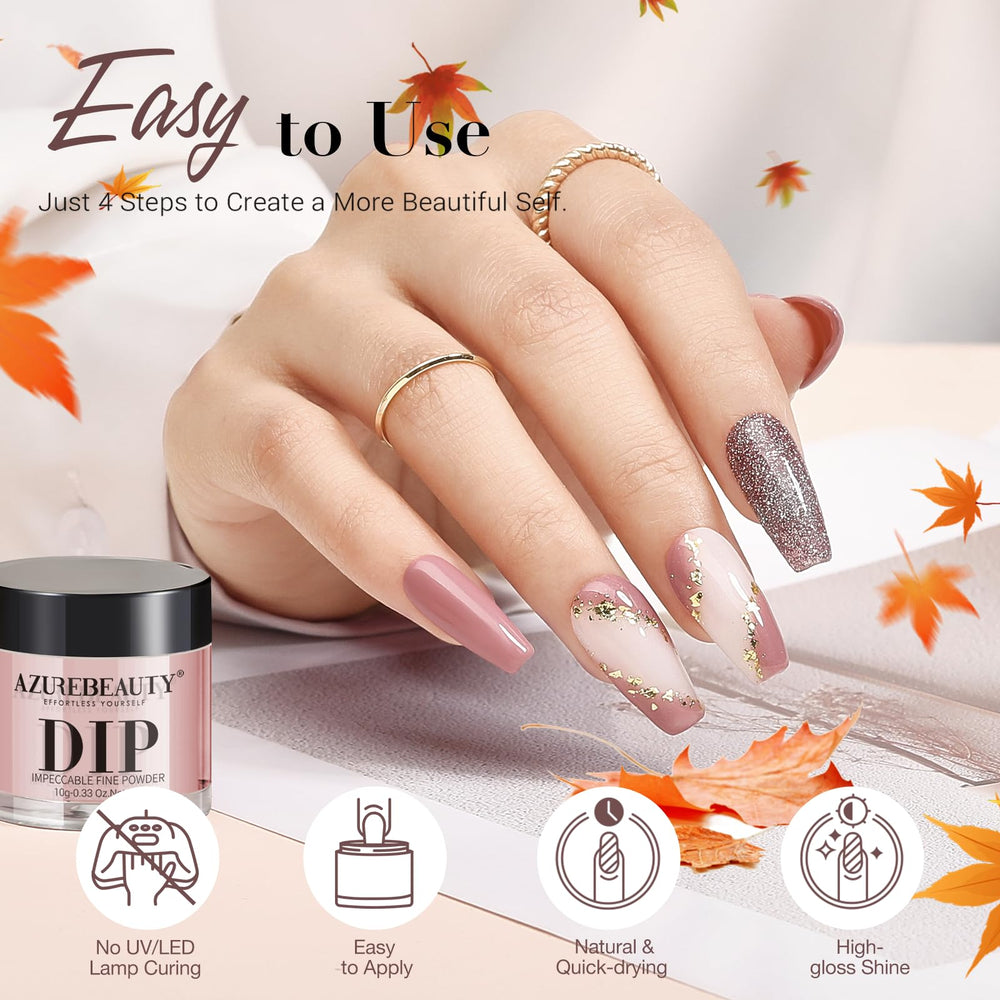 AzureBeauty nail brush and cuticle pusher for smooth prep.