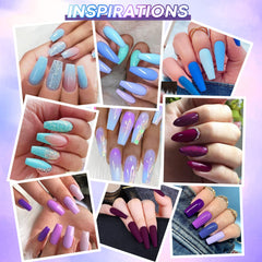 AZUREBEAUTY nail brush for precise powder application.