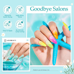 AzureBeauty nail buffer delivering smooth dipping surface