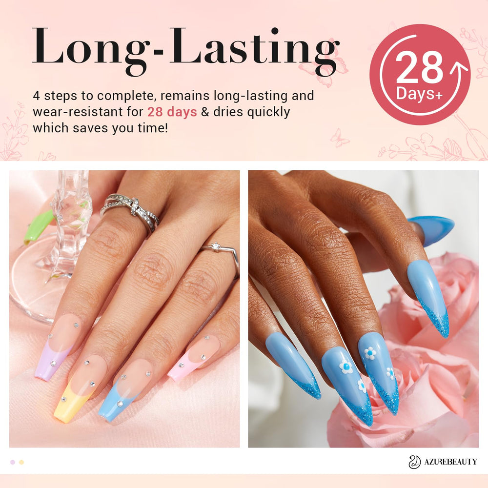 AzureBeauty nail file and polishing block for shaping and shine.