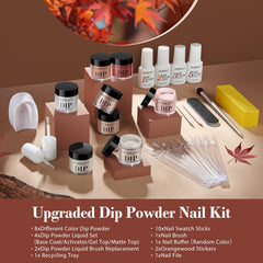 AZUREBEAUTY nail kit includes tools for smooth prep and flawless application
