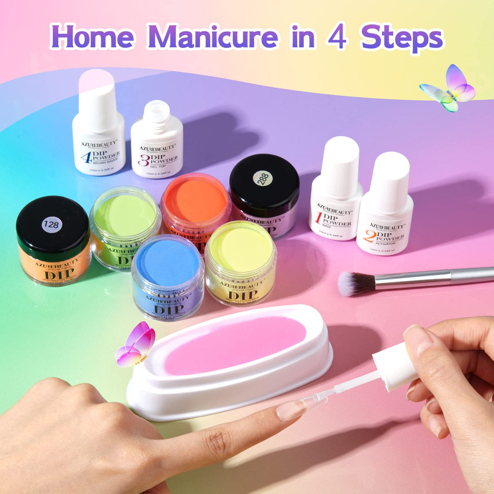 AZUREBEAUTY sleek packaging showcases a ready-to-gift nail set.
