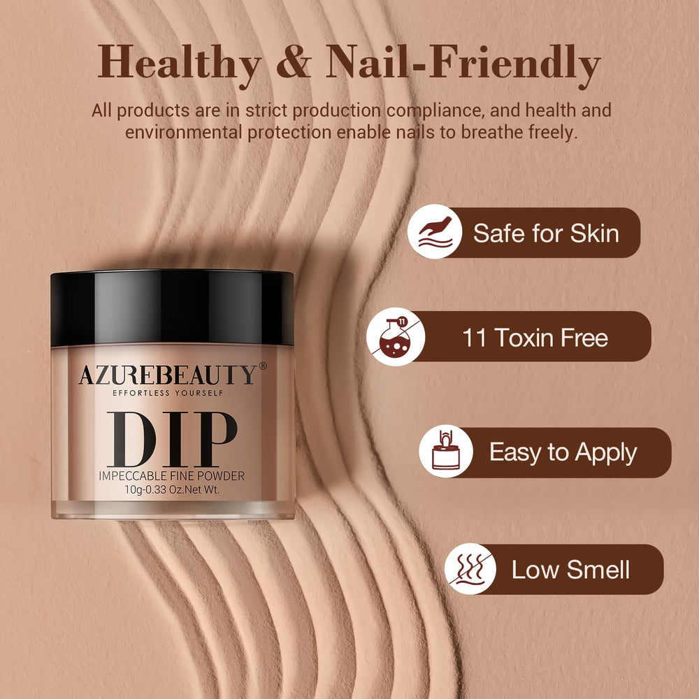 AzureBeauty no-lamp-needed dip system means quick at-home manicures