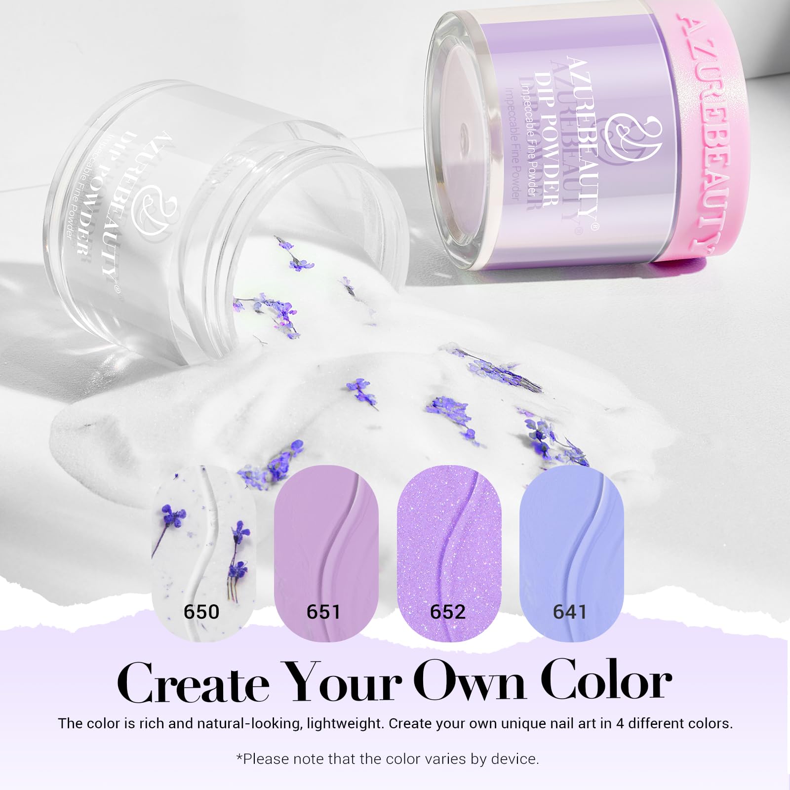 AZUREBEAUTY Purple Twilight Bloom activator for quick-setting, smooth layers