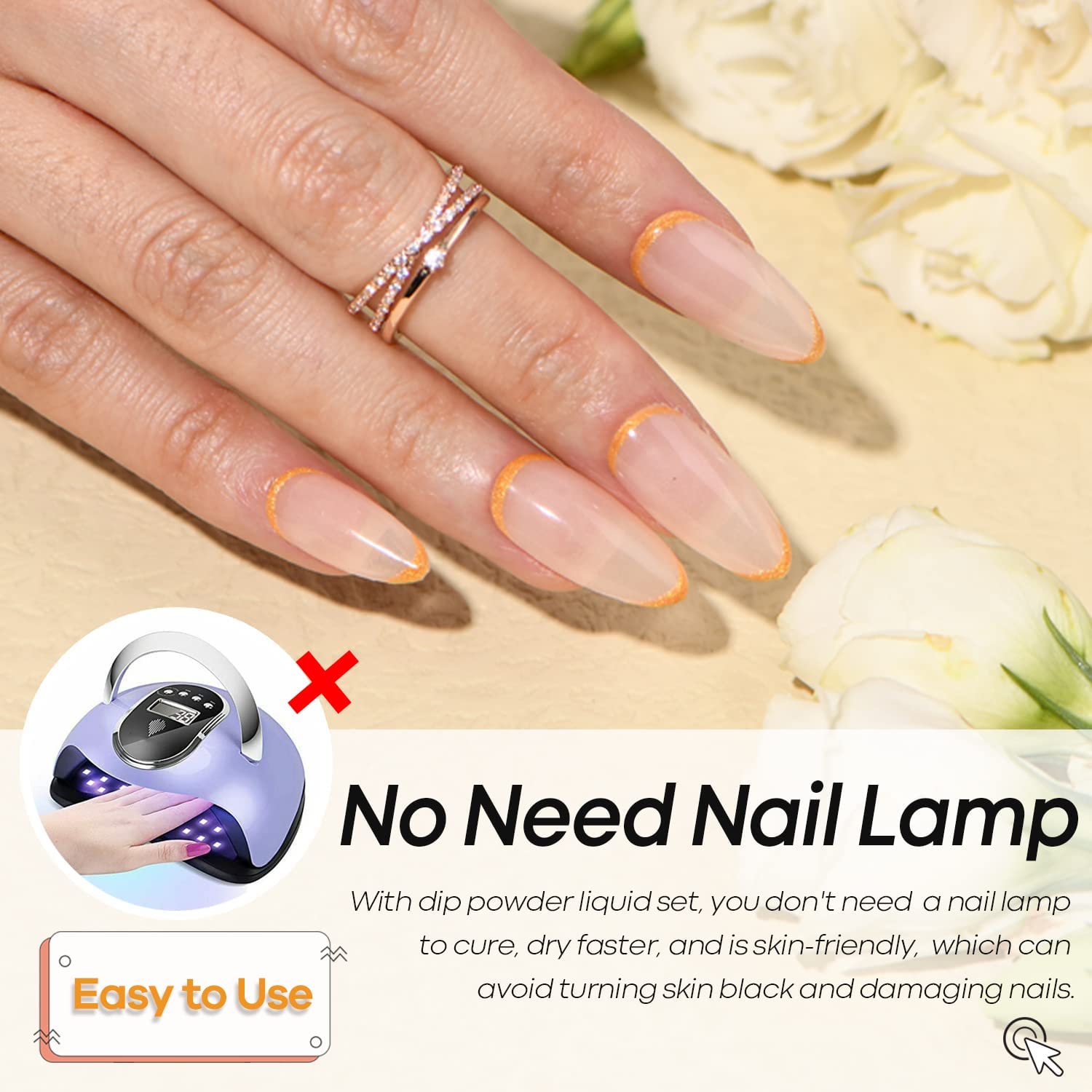 AZUREBEAUTY salon-quality top coat in action for professional-looking nails.