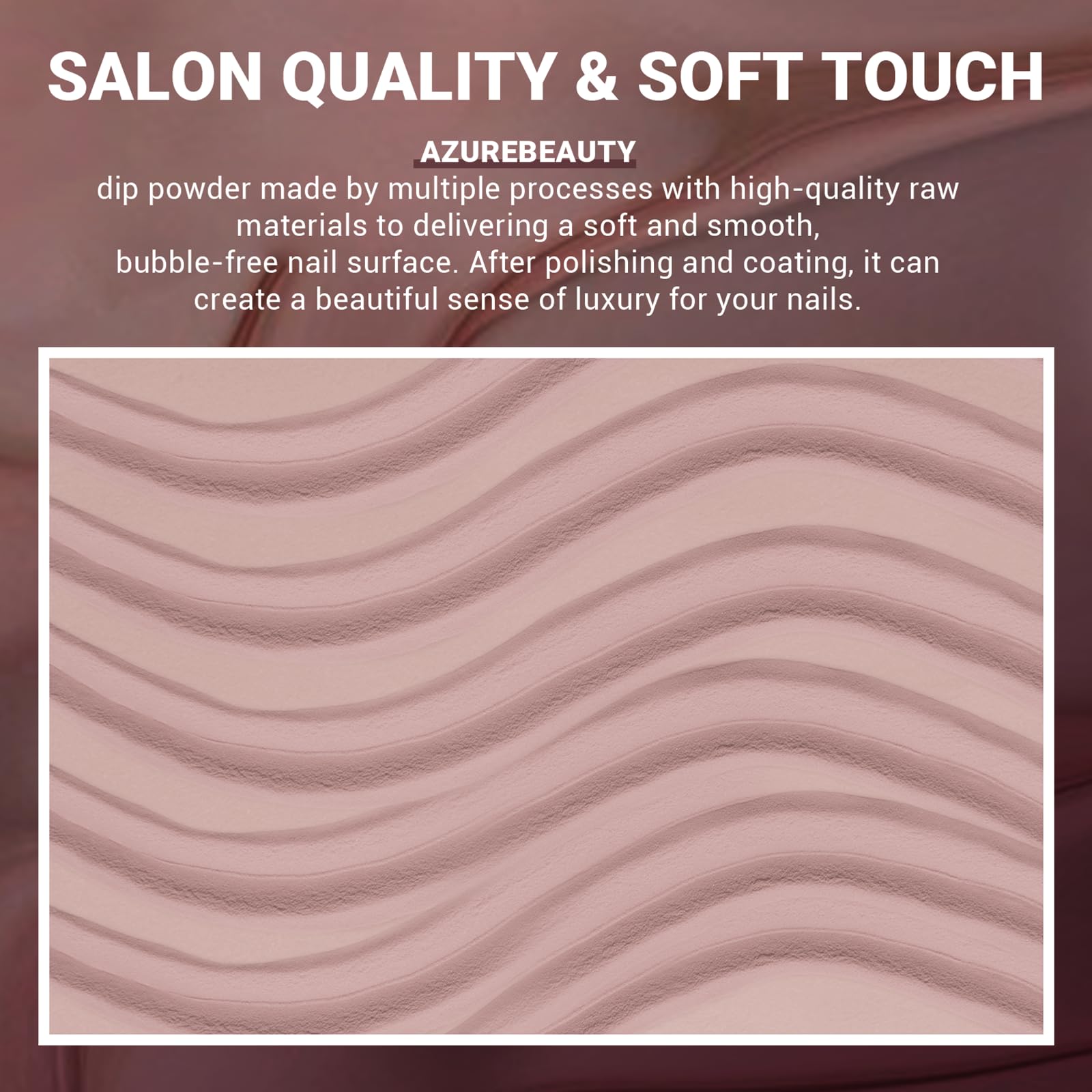 AzureBeauty soft-matte finish nails with lasting shine