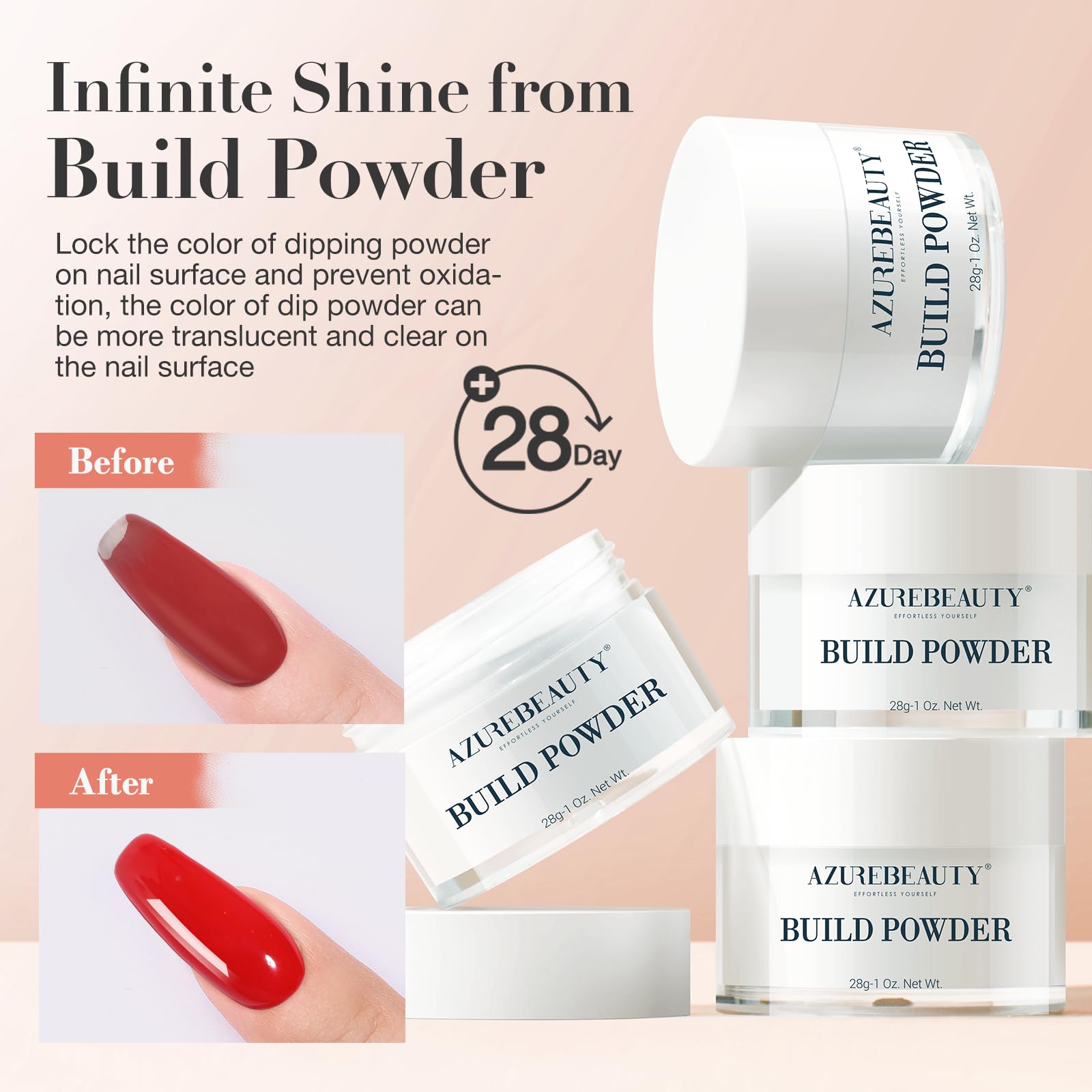 AZUREBEAUTY top-coat liquid adds shine and protection