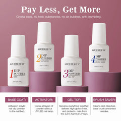 AzureBeauty ideal for weddings and parties with flawless nail color.