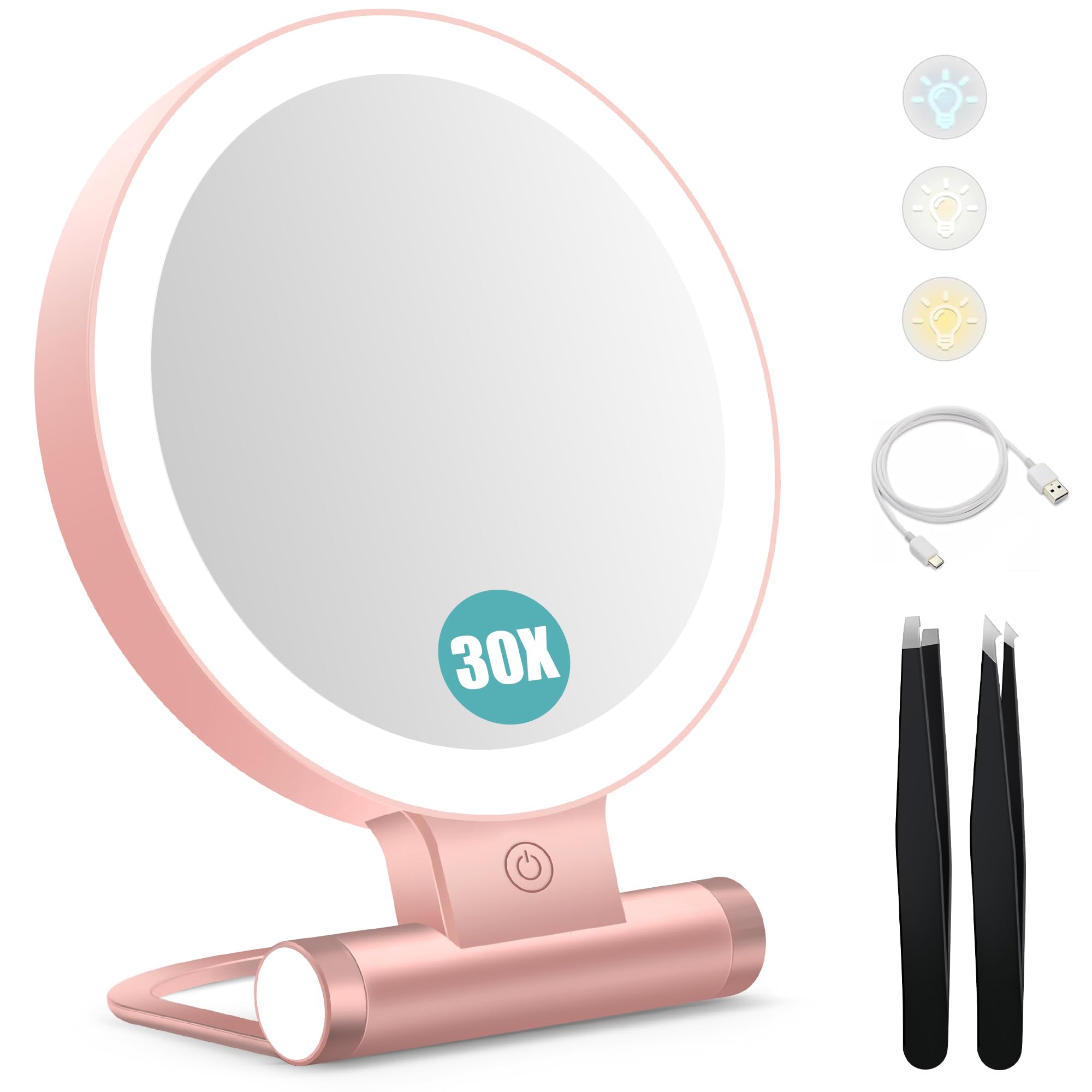 B Beauty Planet magnifying mirror 30x close-up for precise makeup details