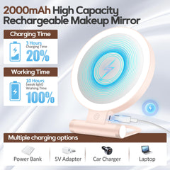 B Beauty Planet 2000mAh battery mirror for wireless use