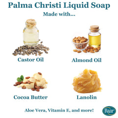 Baar Palma Christi lather close-up showcases creamy, moisturizing foam