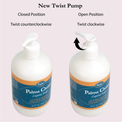 Baar Palma Christi liquid soap pump-top enables easy dispensing