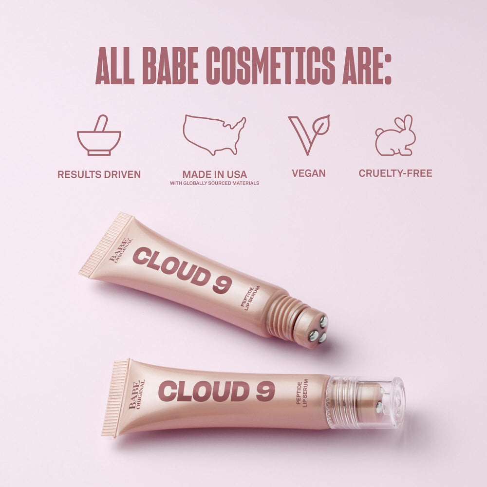 Mushroom extracts nourish lips as part of daily care with Cloud 9 Serum.