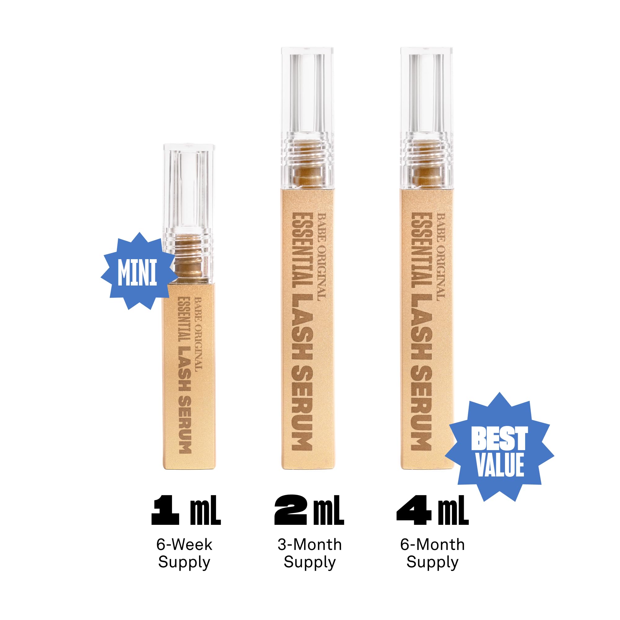 Babe Original Lash Serum with lash extensions compatibility for coordinated care