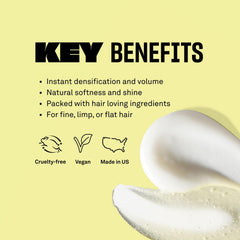 BABE ORIGINAL Densifying Shampoo root-volume shot highlighting lift at the crown