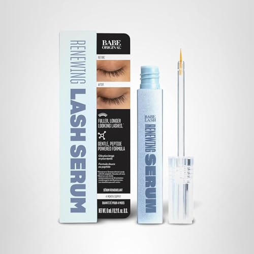 Nightly application routine with Babe Original Renewing Lash Serum