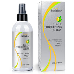 Bablabear Hair Thickening Spray bottle delivers instant root lift for fine hair, adding fullness.